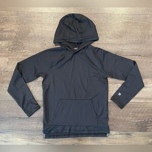 All In Motion Girls Black Hooded Athletic Top Size M (8/10)